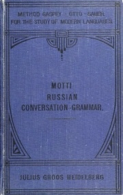 Russian Conversation-grammar