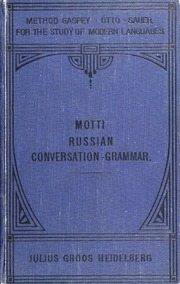 Russian Conversation-grammar