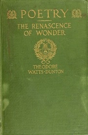 Poetry And The Renascence Of Wonder