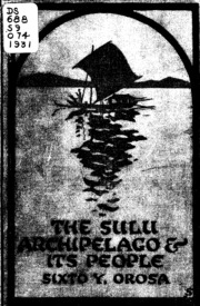 The Sulu Archipelago And Its People