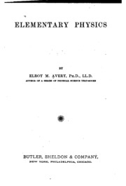 Elementary Physics