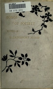 Songs Of Society : From Anne To Victoria