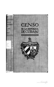 Censo de la República de Cuba bajo la administración provisional de los Estados Unidos 1907