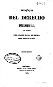 Elementos del derecho internacional