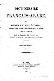 Dictionnaire français-arabe