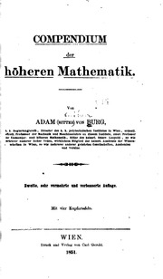 Compendium der höheren mathematik