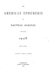The American Ephemeris And Nautical Almanac
