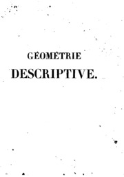 Géométrie descriptive