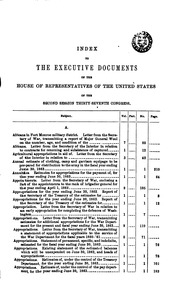 Executive Documents In Twelve Volumes