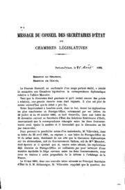 Documents Diplomatiques: Affaire Maunder