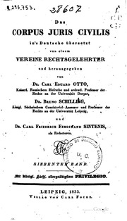 Das Corpus Juris Civilis