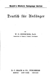 Deutsch für anfänger