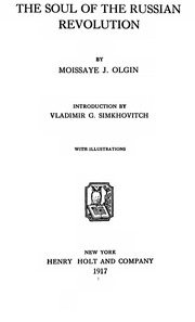 The Soul Of The Russian Revolution