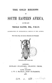 The Gold Regions Of South Eastern Africa