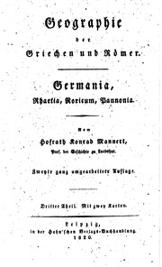 Geographie Der Griechen And Romer;