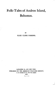 Folk-tales Of Andros Island, Bahamas