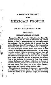 A Popular History Of The Mexican People