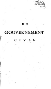Du Gouvernement Civil