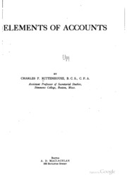 Elements Of Accounts