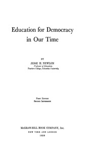 Education For Democracy In Our Time