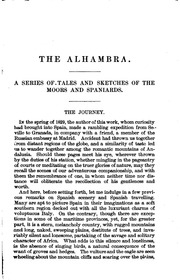 The Alhambra; Or, The New Sketch Book