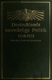 Deutschlands auswärtige Politik, 1888-1913
