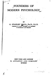 Founders Of Modern Psychology