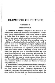 Elements Of Physics With Laboratory Work For Students : The Successor Of Hall And Bergen's Text-book Of Physics