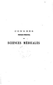 Comptes rendus et mémoires : Congrès périodique international des sciences médicales, 5me session, Genève (9 au 15 septembre 1877)