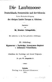 Die Laubmoose Deutschland, Oesterreich Und Der Schweiz