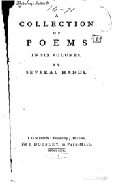 A Collection Of Poems In Six Volumes
