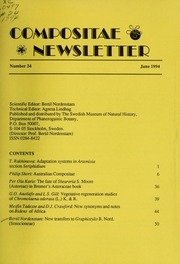 Compositae Newsletter