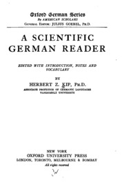 A Scientific German Reader;