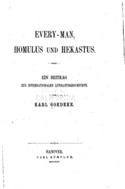 Every-man, Homulus Und Hekastus