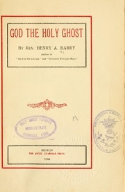 God The Holy Ghost