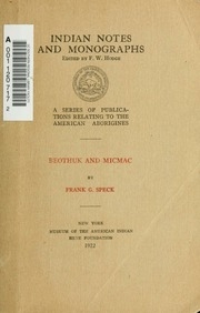 Beothuk And Micmac