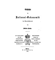 Geschichte Der National-ockonomik In Deutschland