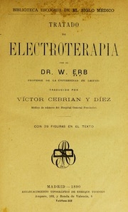 Tratado de electroterapia