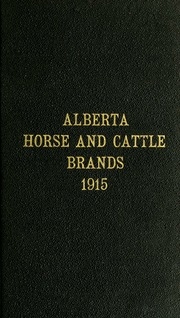 Alberta Horse And Cattle Brands