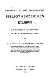 Deutsche Und Oesterreichische Bibliothekzeichen Exlibris;