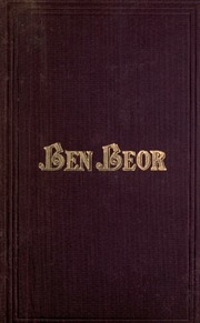 Ben-beor : A Story Of The Anti-messiah : In Two Divisions
