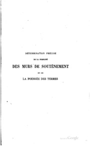 Détermination précise de la stabilité des murs de soutènement et de la ...