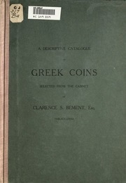Descriptive Catalogue Of Greek Coins