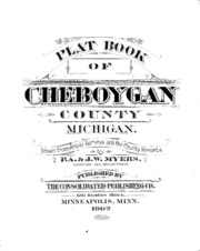 Plat Book Of Cheboygan County, Michigan
