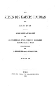 Die Reisen Des Kaisers Hadrian