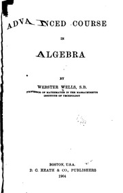 Advanced Course In Algebra