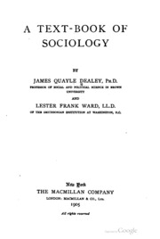 A Text-book Of Sociology