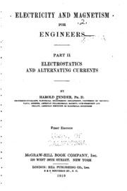 Electricity And Magnetism For Engineers