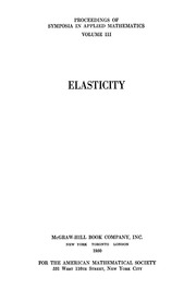 Elasticity Vol Iii