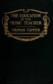 The Education Of The Music Teacher